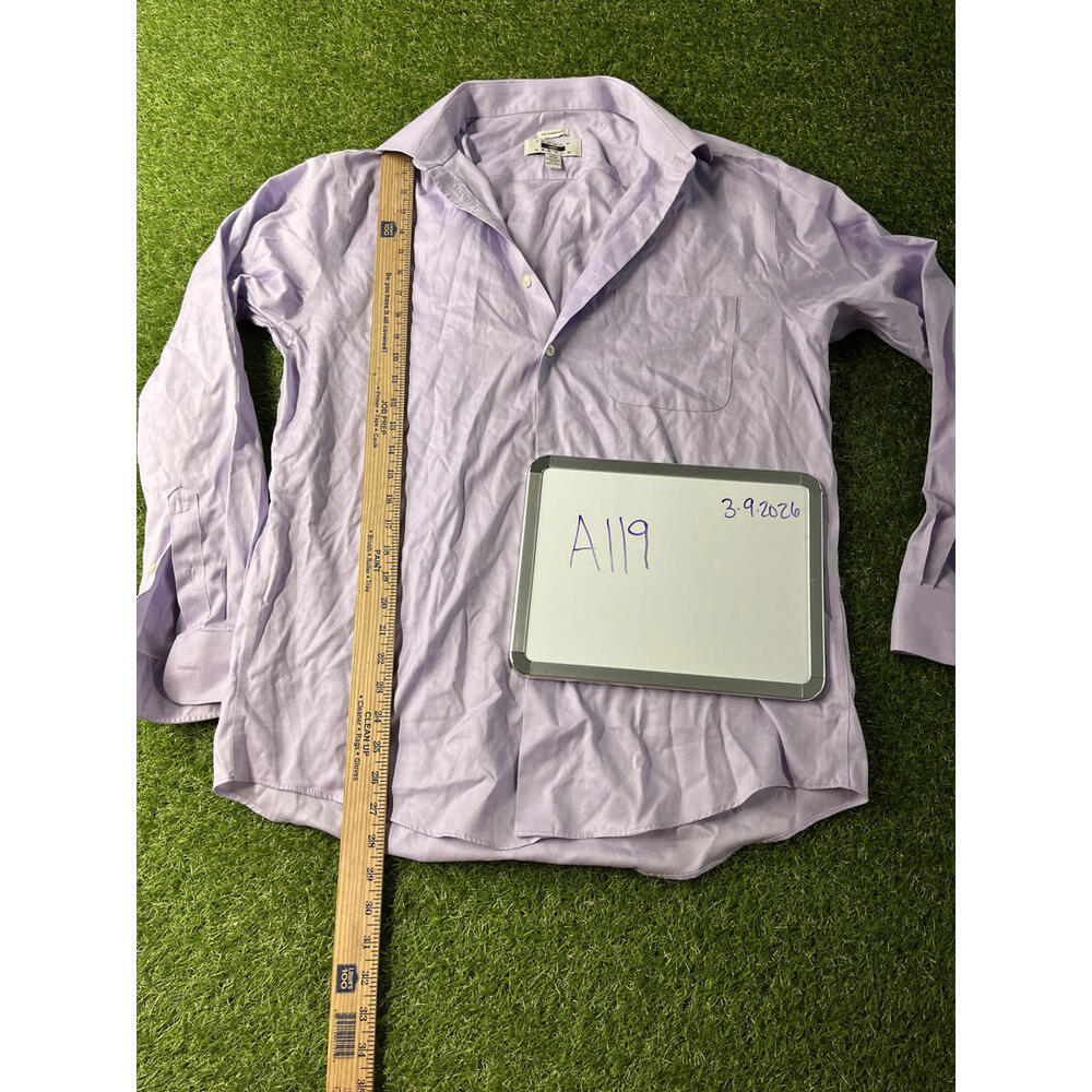 Joseph Abboud Men's Light Purple Dress Shirt - 16 1/2 Neck, 34/35 Sleeve